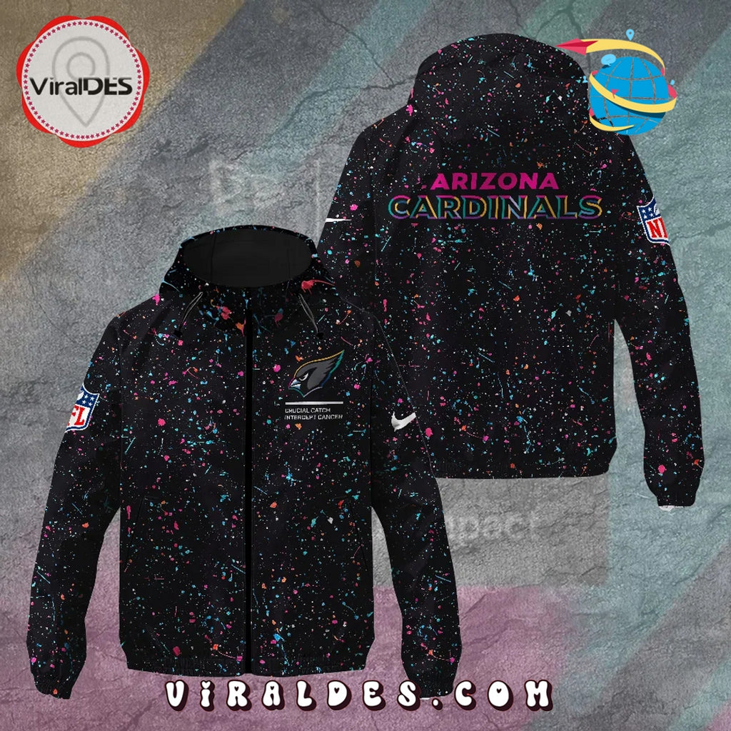 Arizona Cardinals Crucial Catch 2025 Windbreaker Jacket
