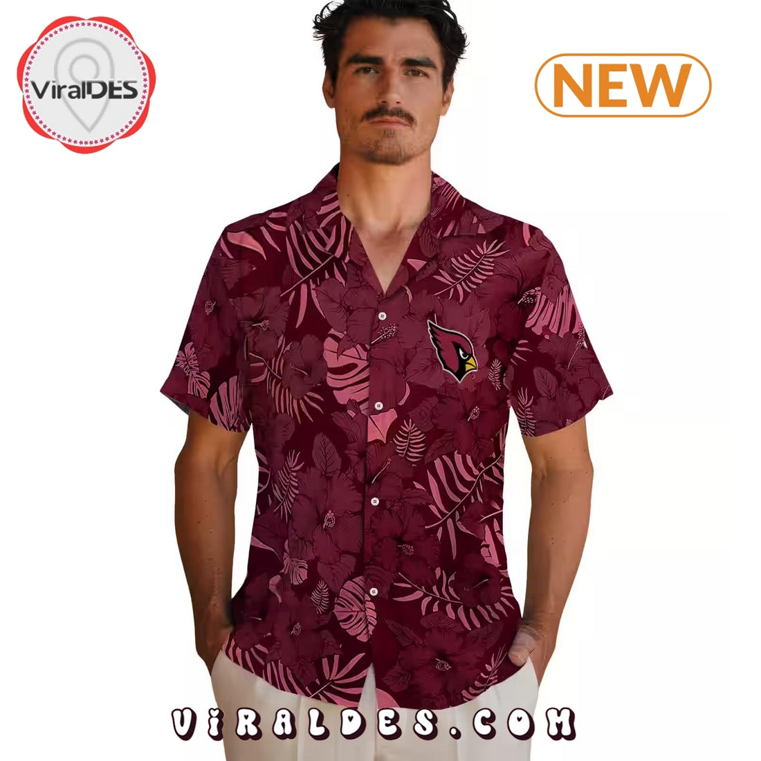 Arizona Cardinals Jungle Vibes Hawaiian Shirt