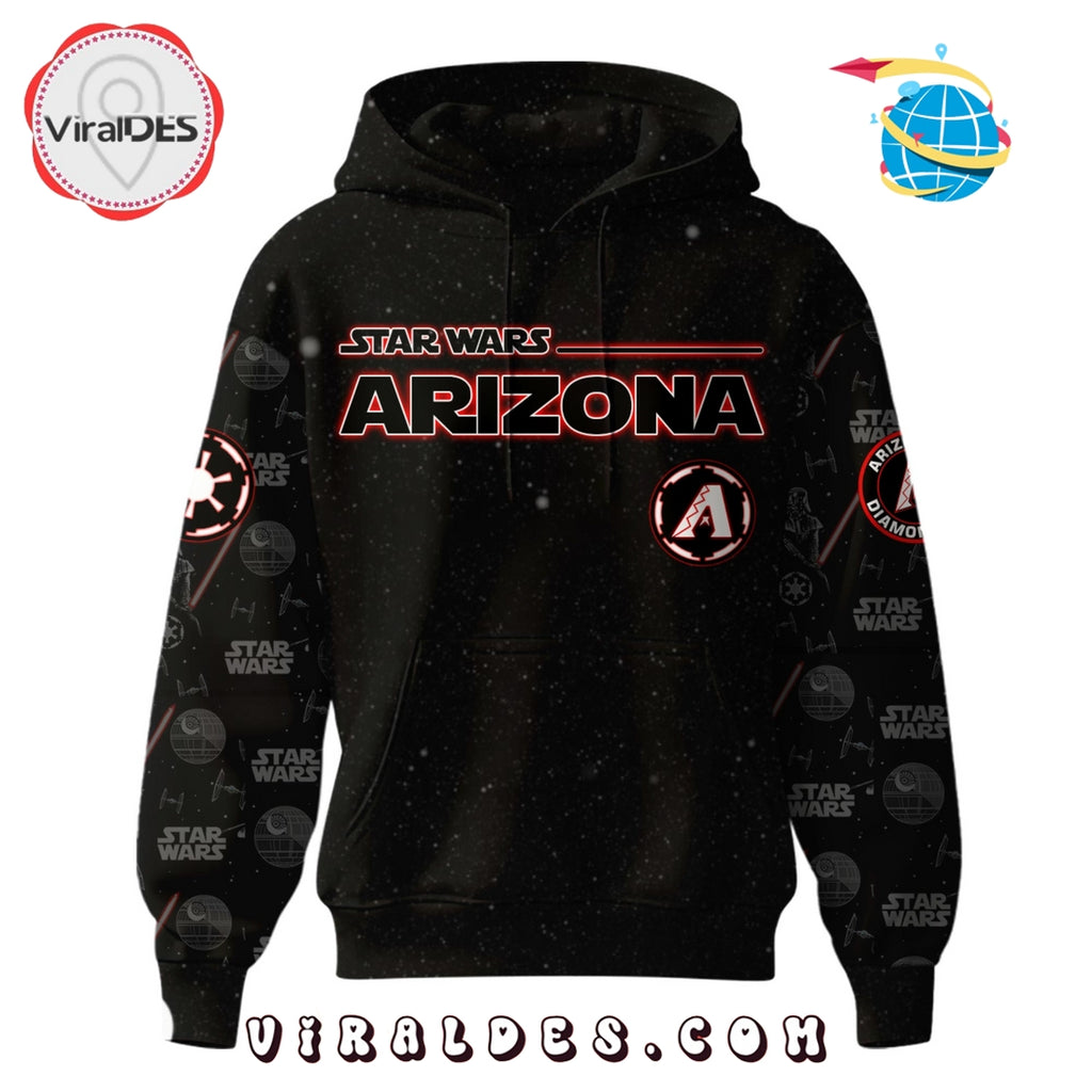 Arizona Diamondbacks MLB x Star War Night Hoodie, Jogger, Cap