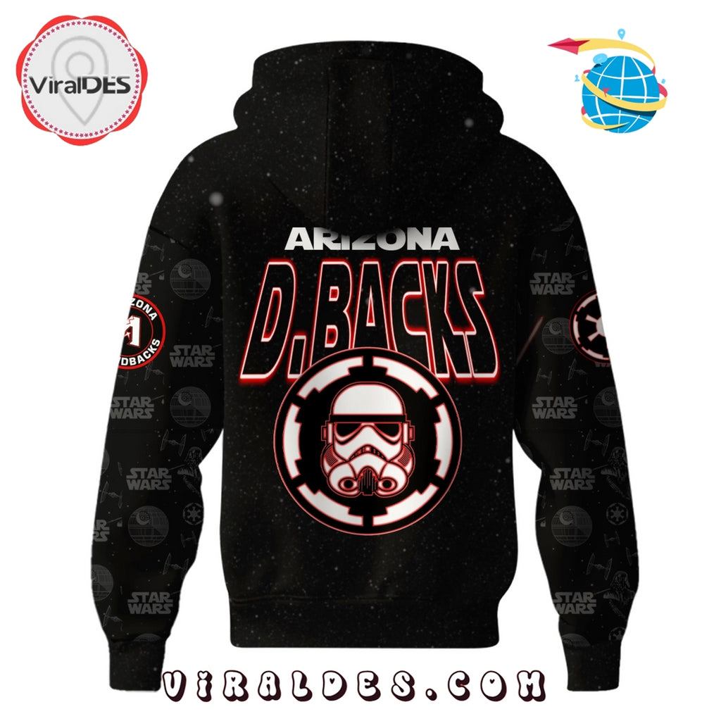 Arizona Diamondbacks MLB x Star War Night Hoodie, Jogger, Cap
