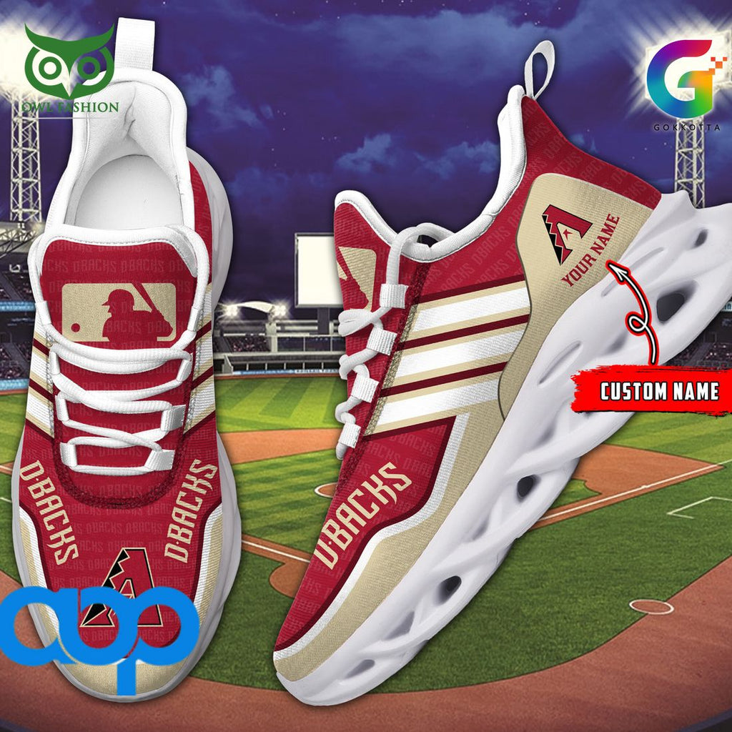 Arizona Diamondbacks MLB Personalized New Max Soul Sneaker