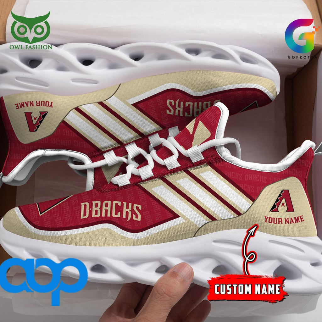 Arizona Diamondbacks MLB Personalized New Max Soul Sneaker