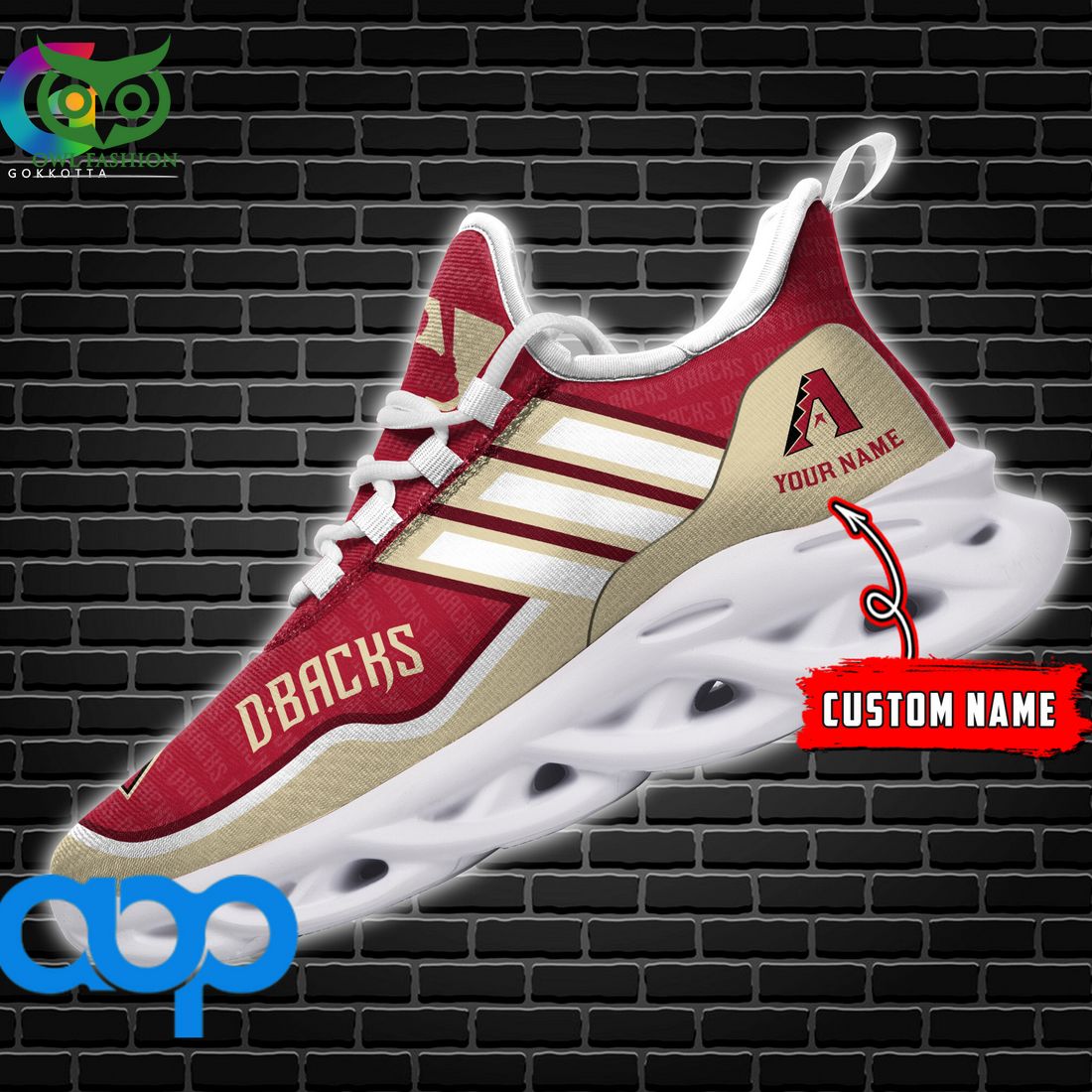 Arizona Diamondbacks MLB Personalized New Max Soul Sneaker