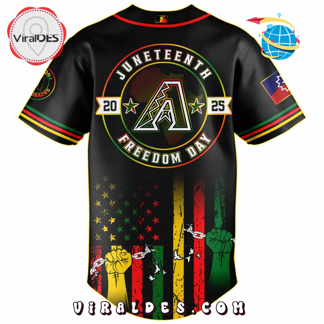 Arizona Diamondbacks x 2025 Juneteenth Day Jersey