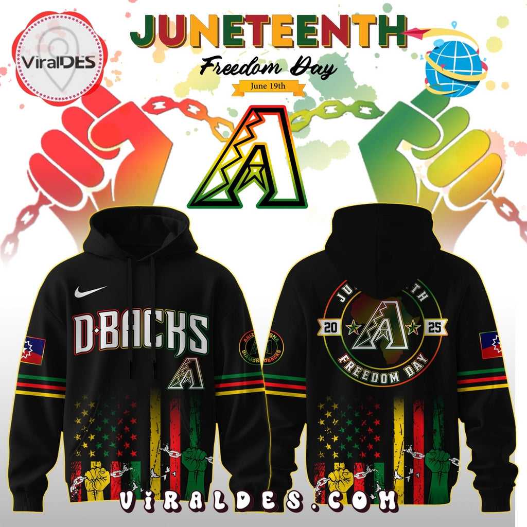 Arizona Diamondbacks x 2025 Juneteenth Freedom Day Hoodie, Long Pants