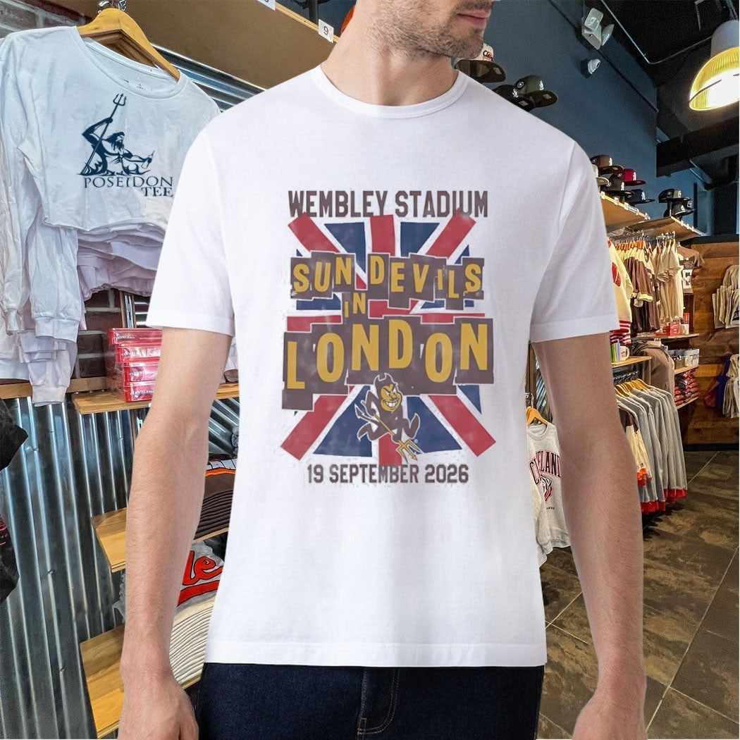 Arizona State Sun Devils Wembley Stadium Sun Devils In London 2026 T-shirt