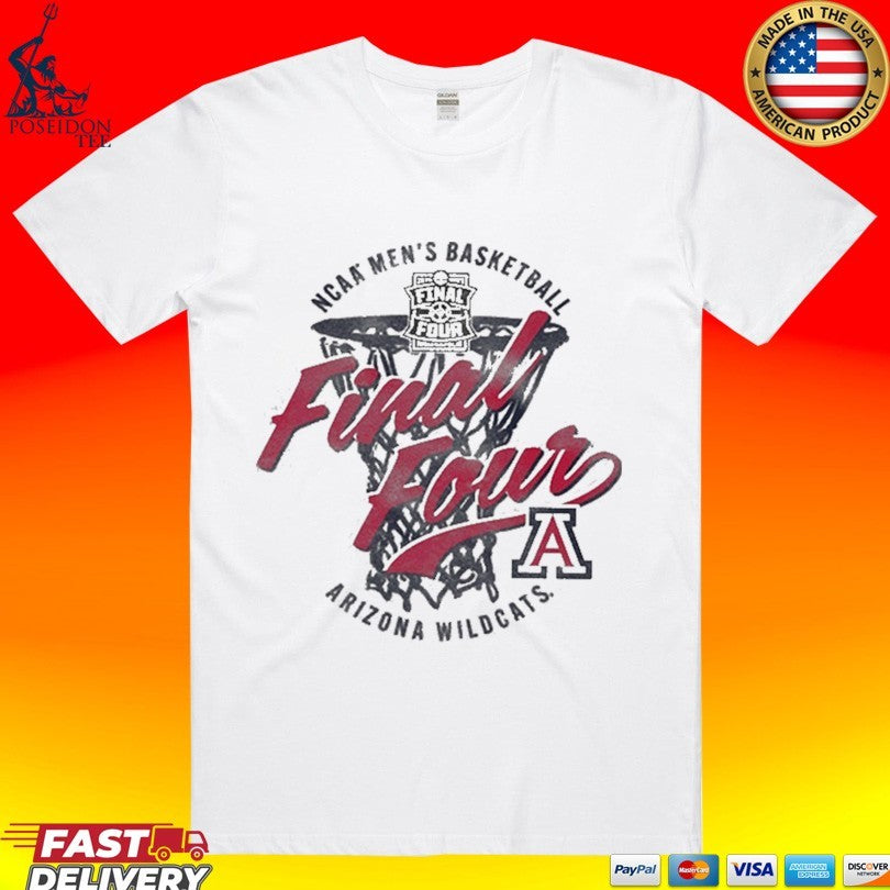 Arizona Wildcats Men’s Basketball 2026 Final Four 2 Hit T-shirt