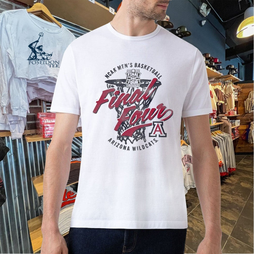 Arizona Wildcats Men’s Basketball 2026 Final Four 2 Hit T-shirt