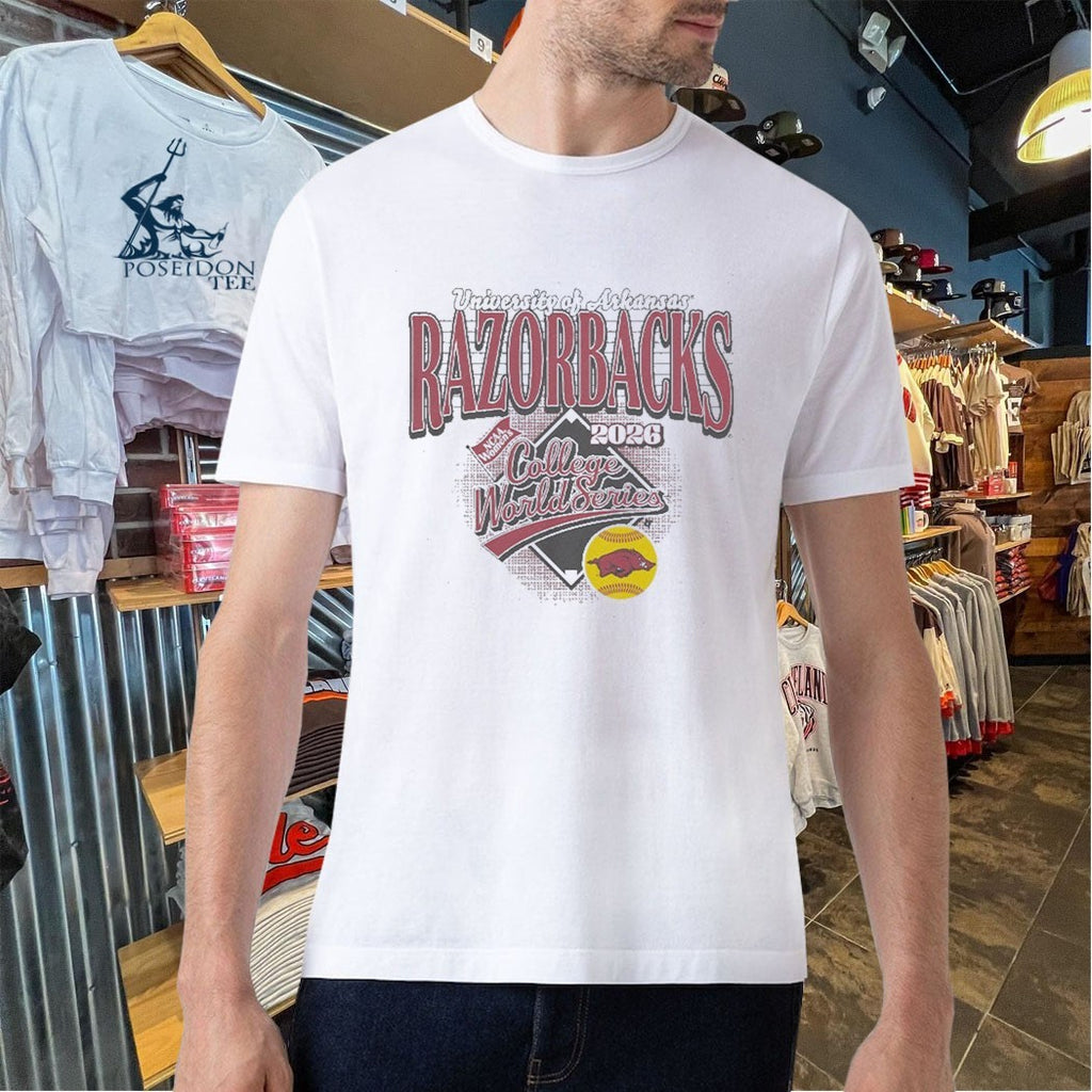 Arkansas Softball University Of Arkansas Razorbacks 2026 Women’s College World Series T-shirt
