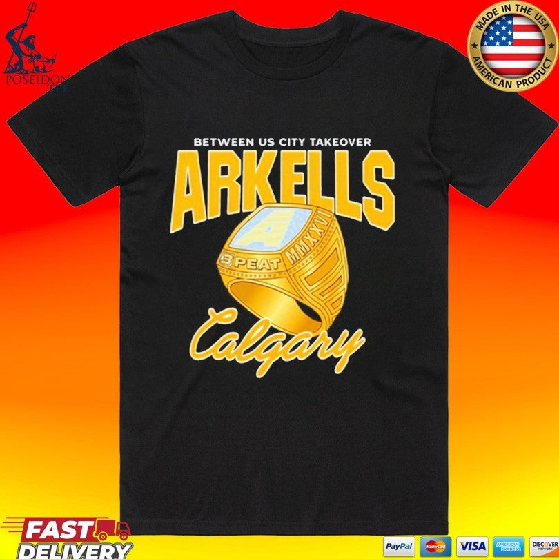 Arkells Between Us City Takeover 2026 Calgary T-shirt