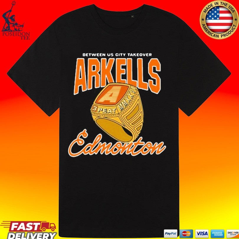 Arkells Edmonton 3 Peat 2026 T-shirt