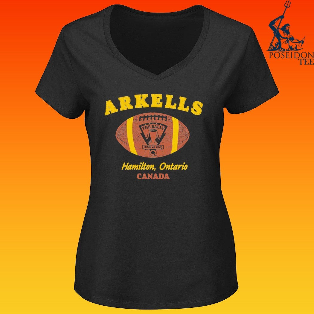 Arkells The Rally Football Event Hamilton Ontario Canada T-shirt