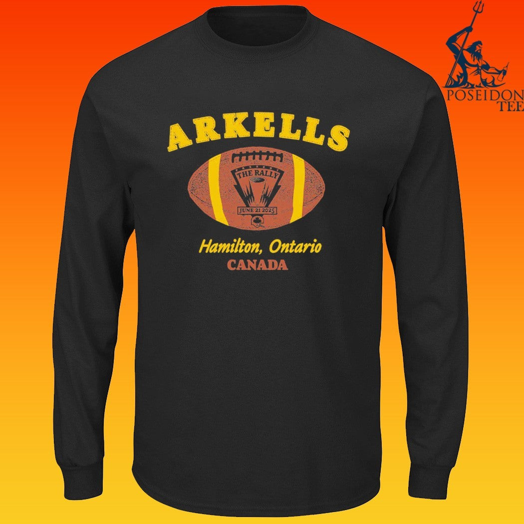 Arkells The Rally Football Event Hamilton Ontario Canada T-shirt