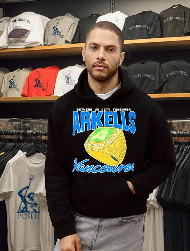 Arkells Vancouver Between Us City Takeover 3 Peat T-shirt