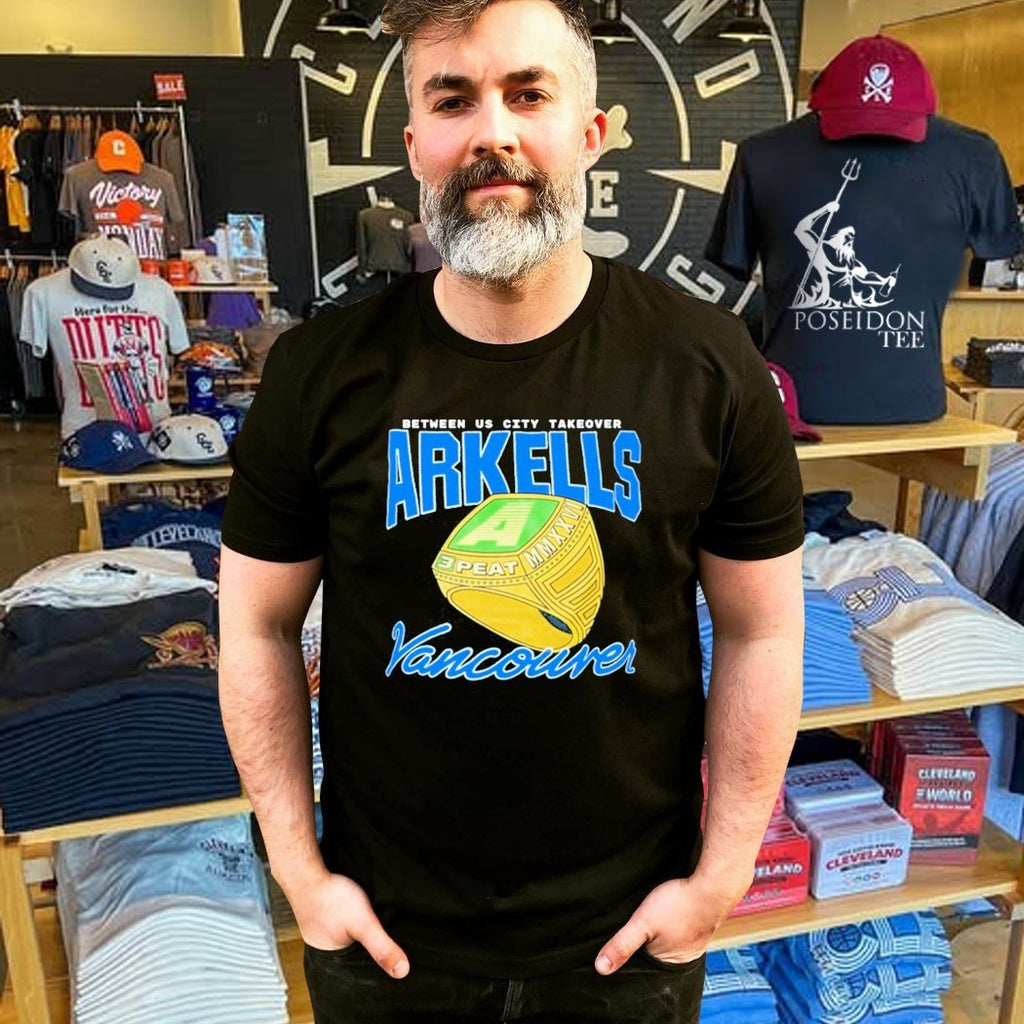 Arkells Vancouver Between Us City Takeover 3 Peat T-shirt