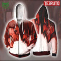Armored Titan Vs Attack Titan Aot Attack On Titan Zip Up 3D Hoodie