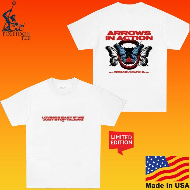 Arrows In Action Butterfly T-shirt