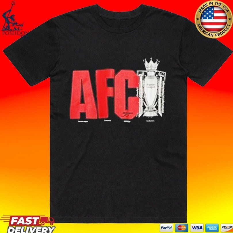 Arsenal Afc Champions 25 26 T-shirt