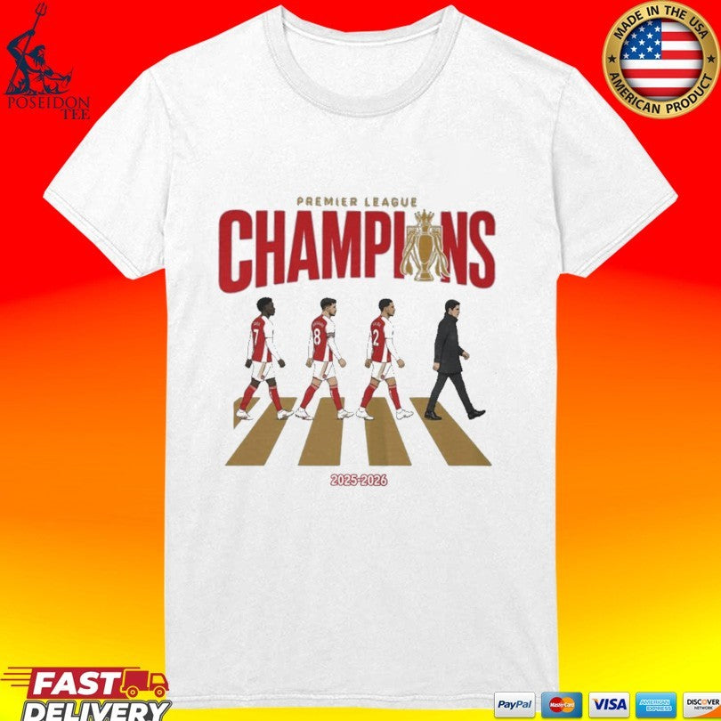 Arsenal Premier League Champions 2025-26 T-shirt