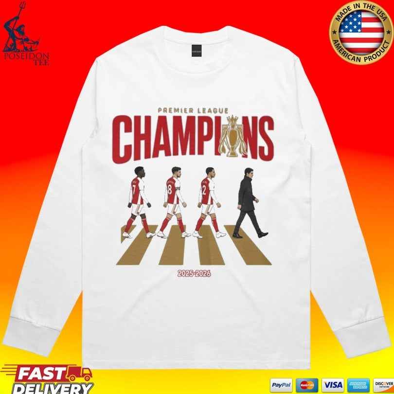 Arsenal Premier League Champions 2025-26 T-shirt