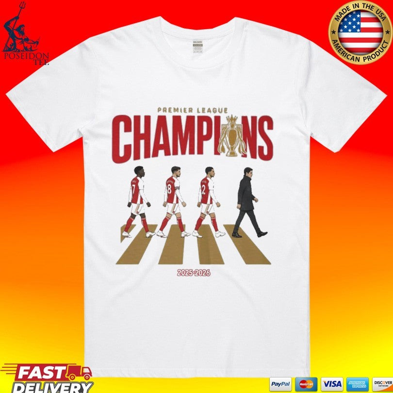 Arsenal Premier League Champions 2025-26 T-shirt