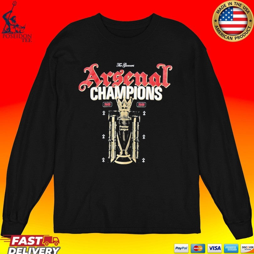 Arsenal Premier League Champions 2026 T-shirt