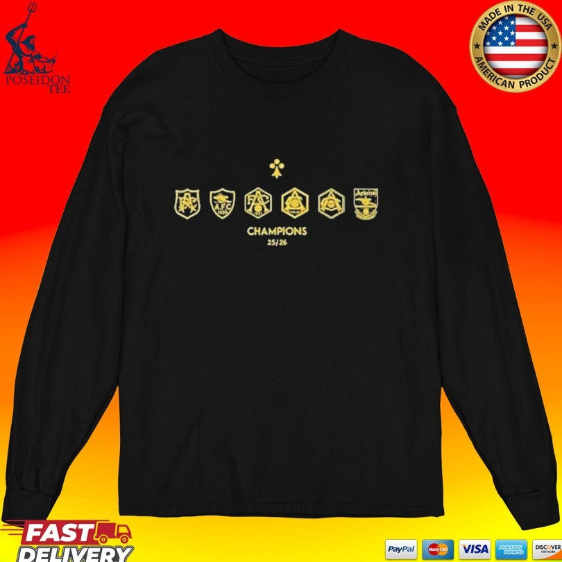 Arsenal Uefa Champions League 2025 2026 T-shirt