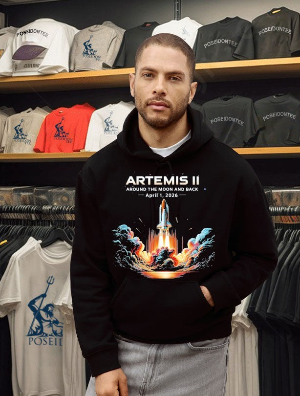 Artemis Ii Around The Moon And Back April 1, 2026 T-shirt