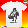 Artemis II Gone To The Moon Mission Cat Astronaut T-shirt