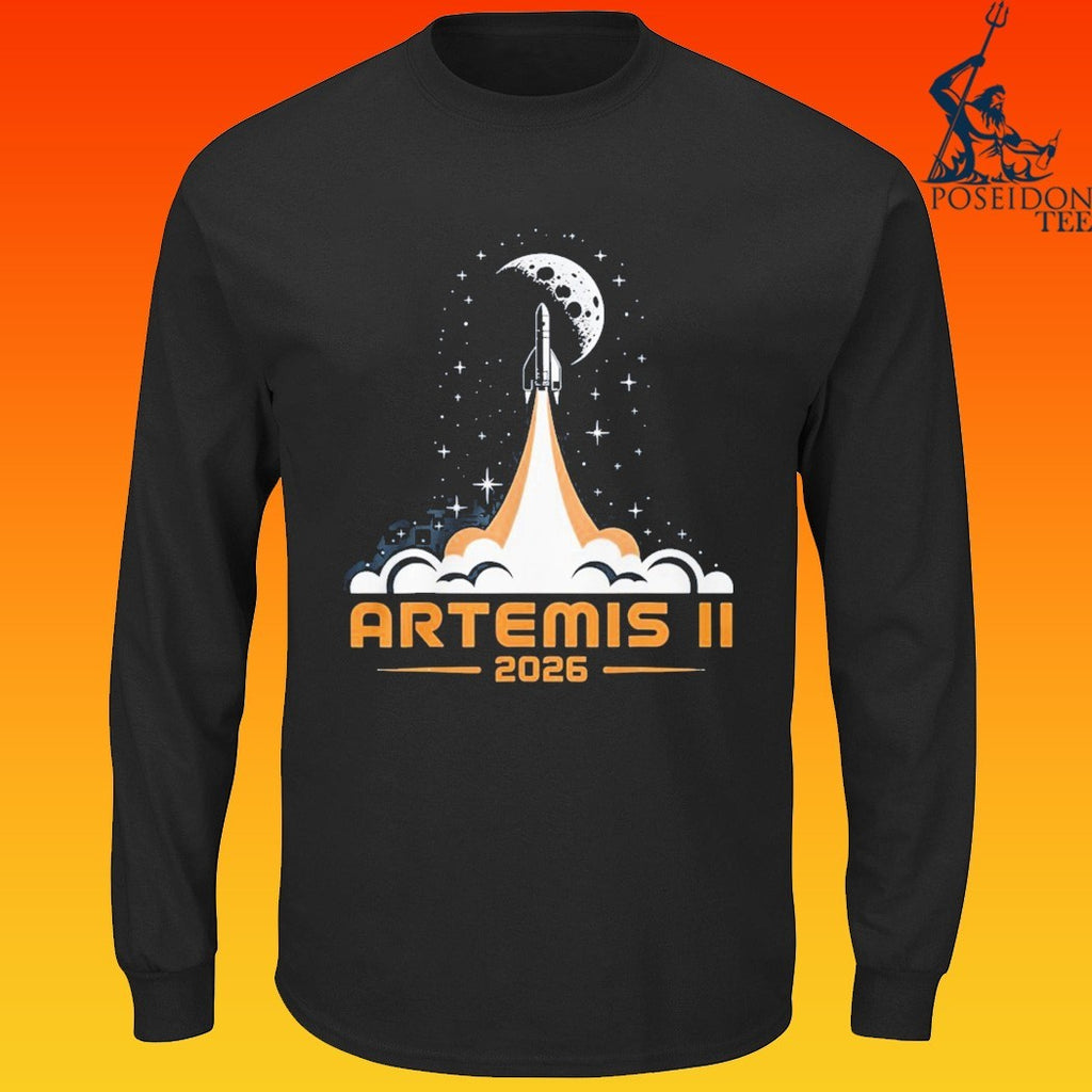 Artemis II Moon Launch 2026 Mission T-shirt