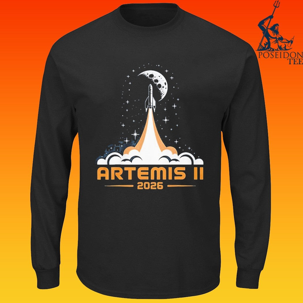 Artemis II Moon Launch 2026 Mission T-shirt