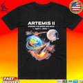 Artemis Ii Rocket Space Launch Back To The Moon Mission 2026 T-shirt