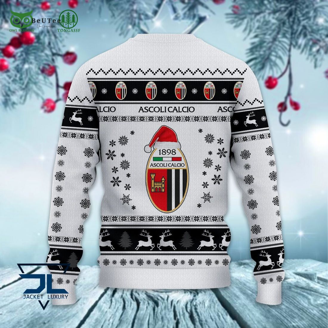 Ascoli Calcio 1898 Football Lega Serie A Ugly Sweater