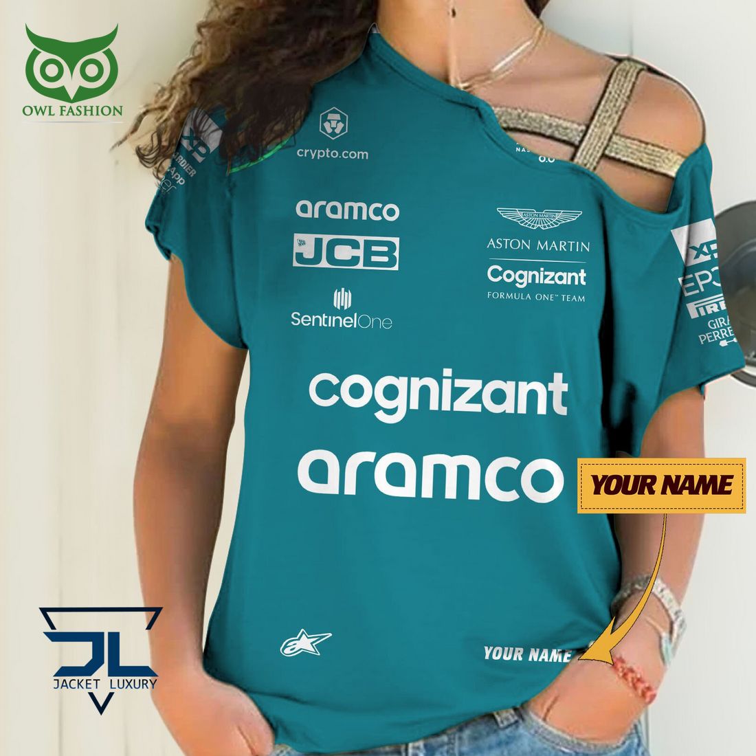 Aston Martin Cognizant F1 Team 3D Printed Shirt