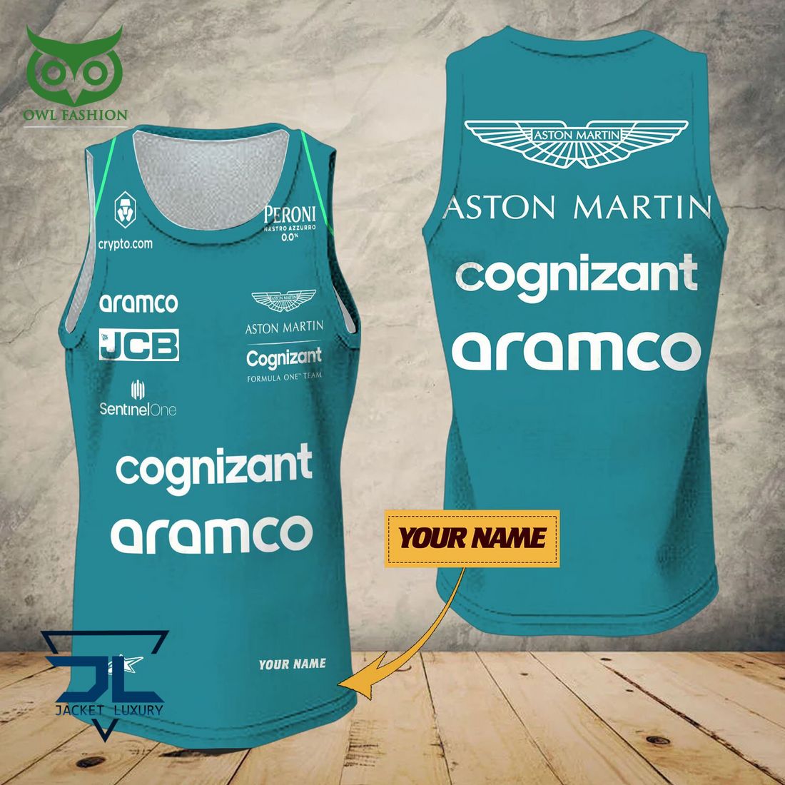 Aston Martin Cognizant F1 Team 3D Printed Shirt