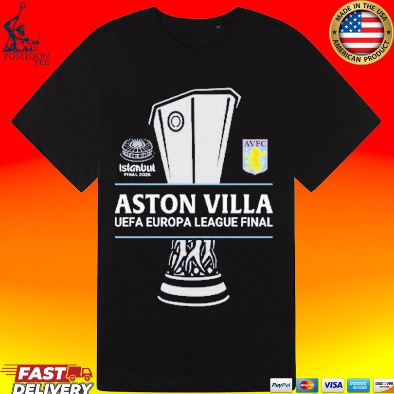 Aston Villa Uefa Europa League Final Istanbul 2026 T-shirt