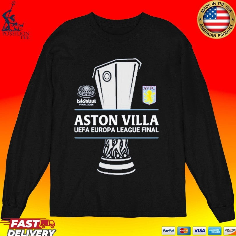 Aston Villa Uefa Europa League Final Istanbul 2026 T-shirt