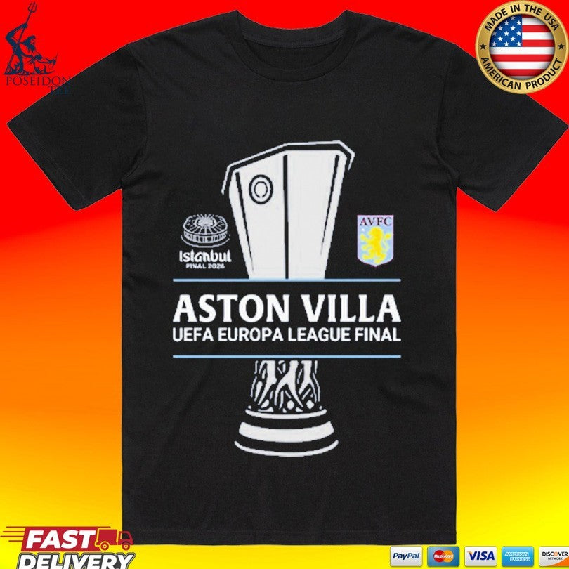 Aston Villa Uefa Europa League Final Istanbul 2026 T-shirt