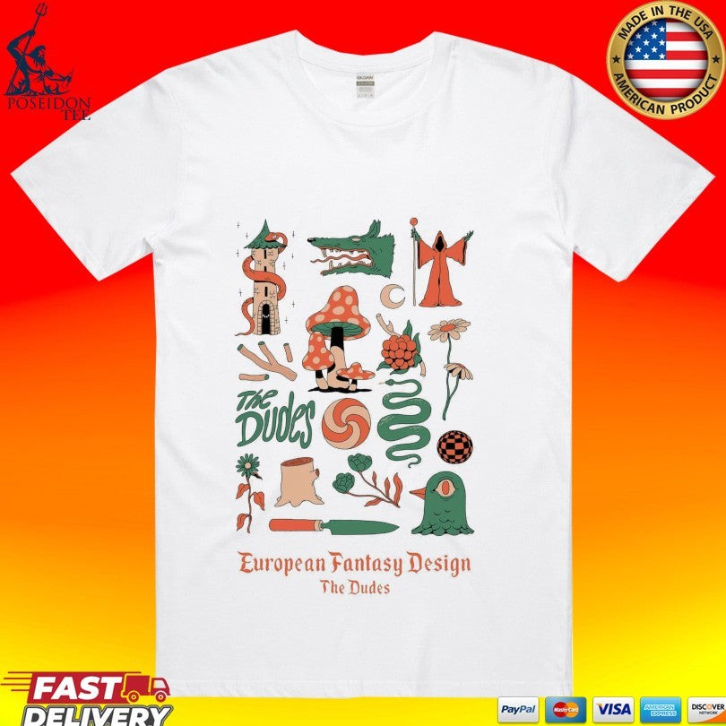 Astrofat The Dudes European Fantasy Design T-shirt