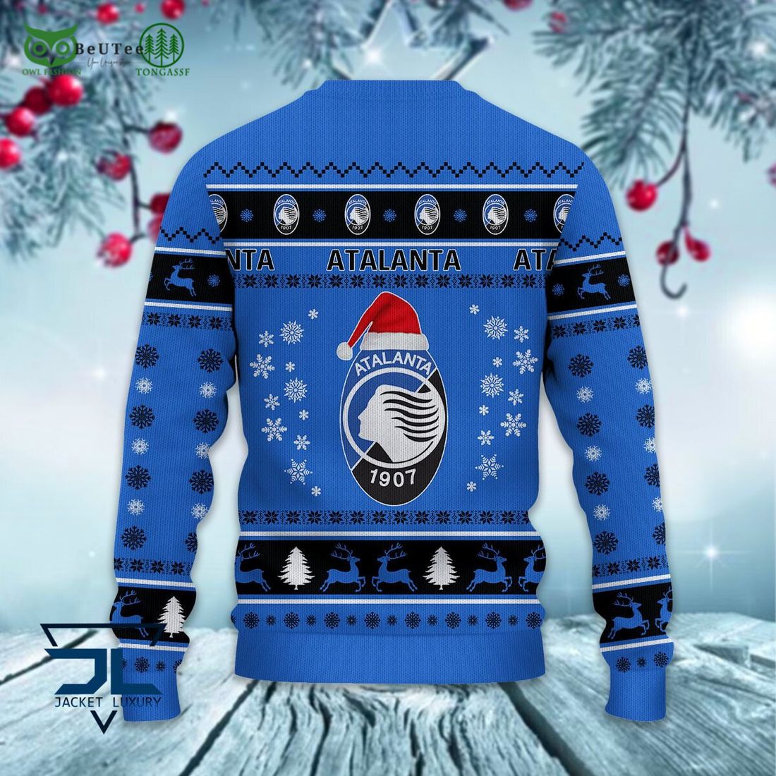 Atalanta Bergamasca Calcio Football Lega Serie A Ugly Sweater
