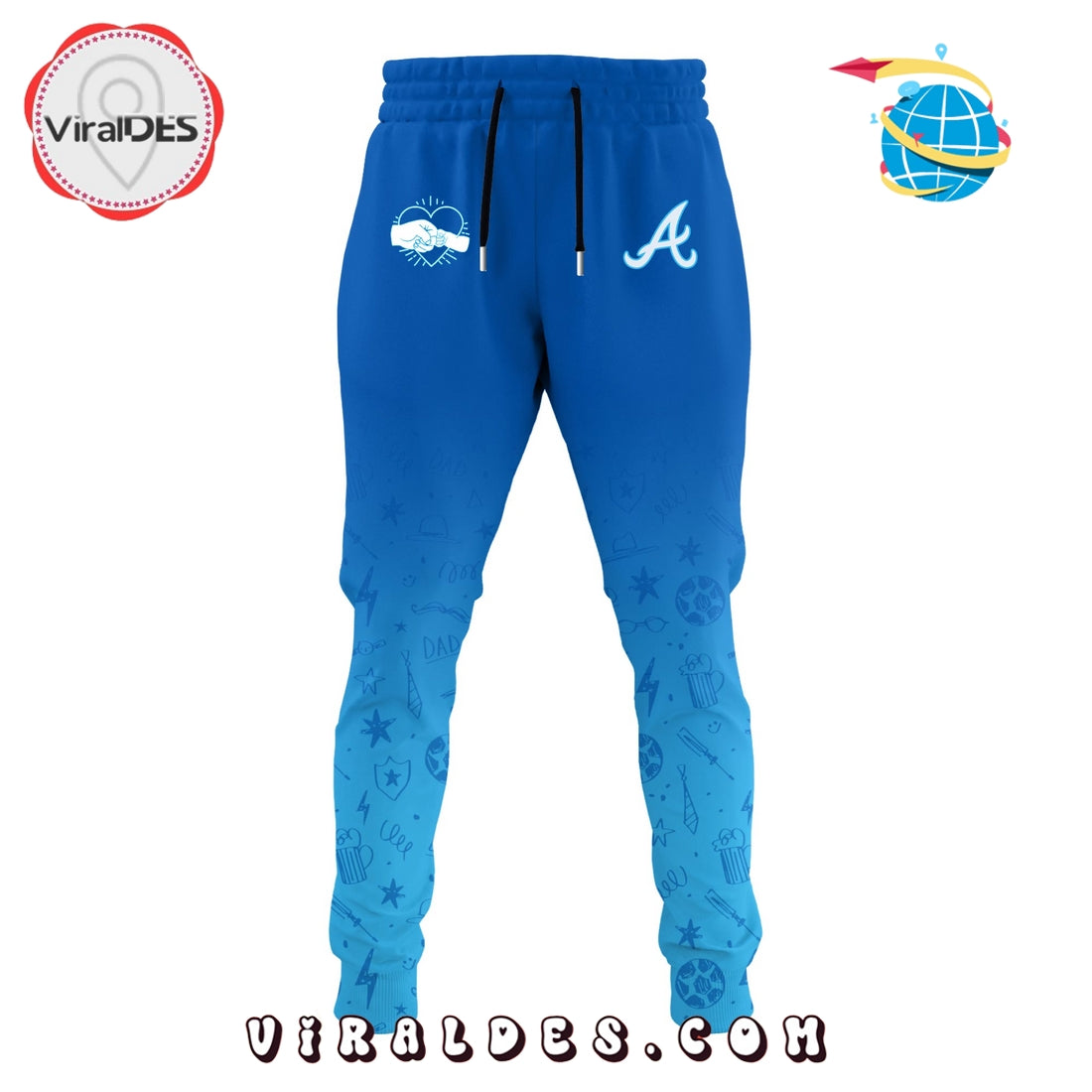 Atlanta Braves 2025 Father’s Day Hoodie, Long Pants
