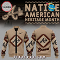 Atlanta Braves MLB Native American Heritage Baseball Jacket
