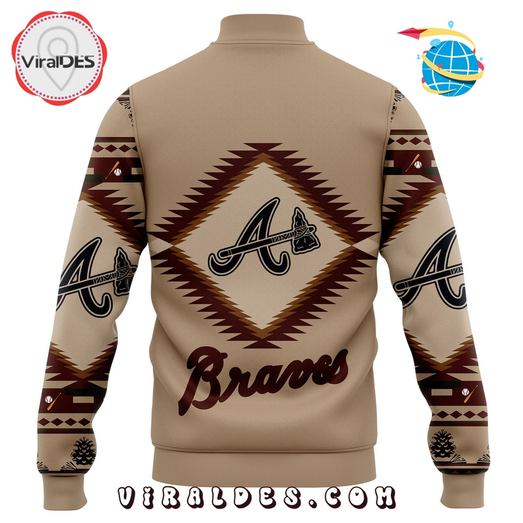 Atlanta Braves MLB Native American Heritage Baseball Jacket