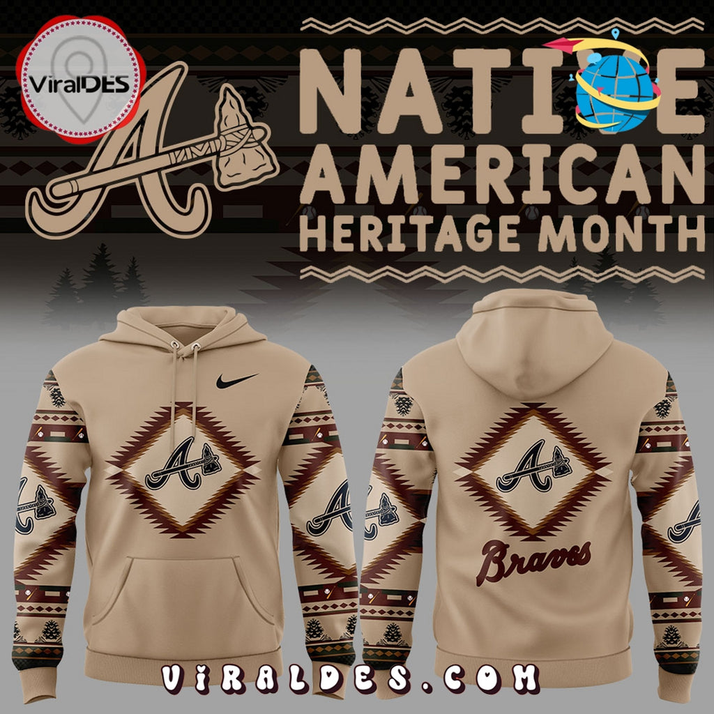 Atlanta Braves MLB Native American Heritage Hoodie