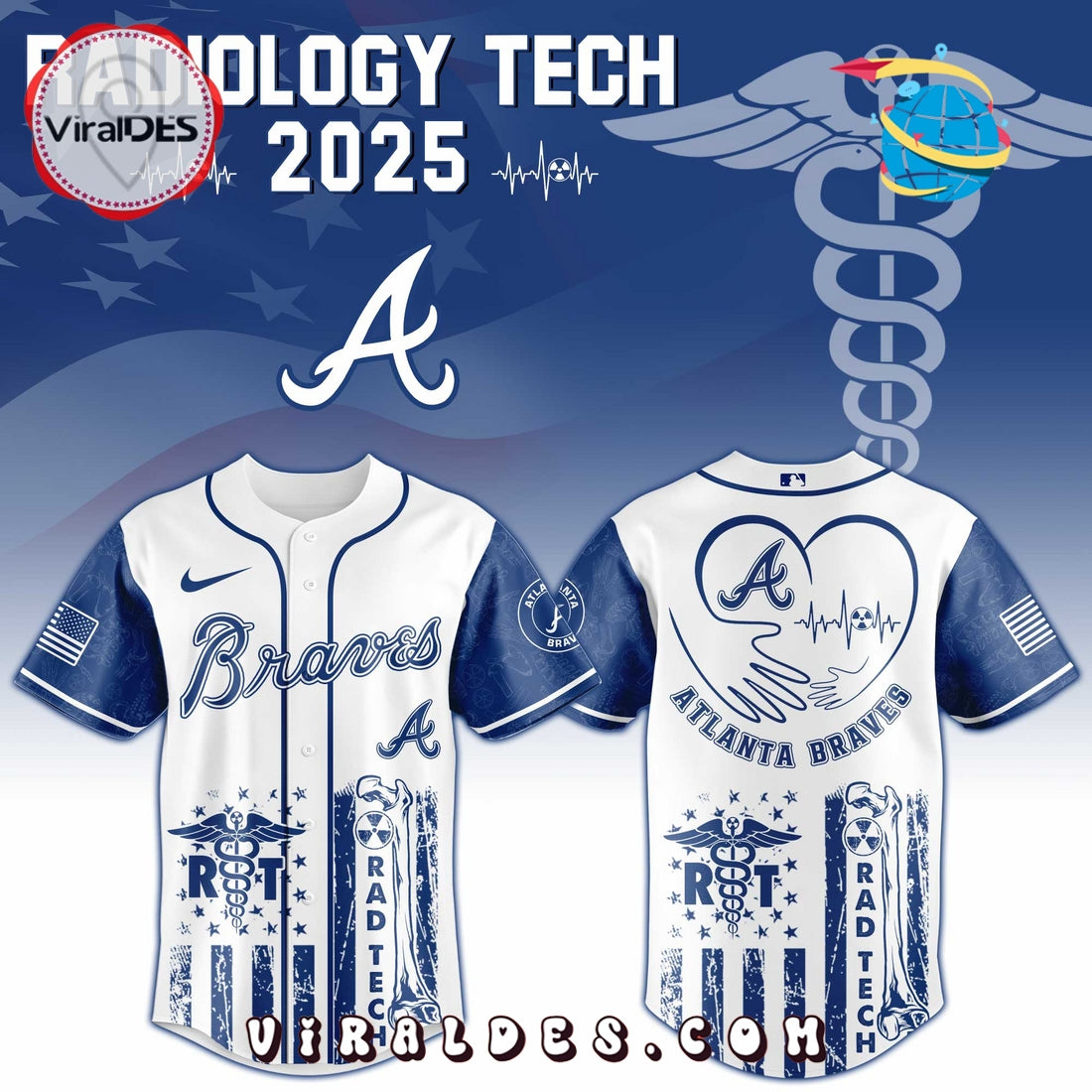 Atlanta Braves MLB x Radiology Tech Night 2025 Jersey