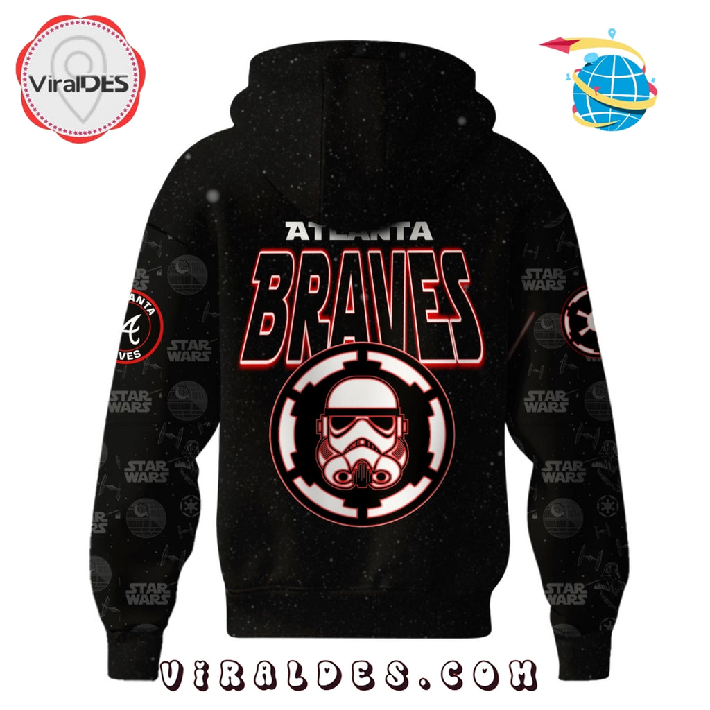 Atlanta Braves MLB x Star War Night Hoodie, Jogger, Cap