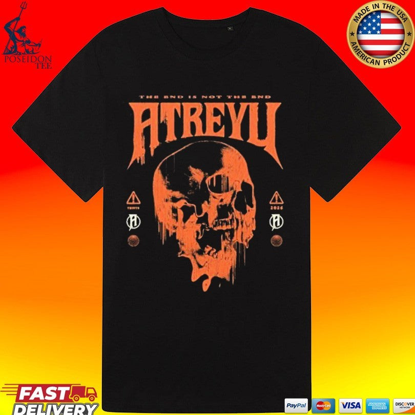 Atreyu Melting Skull T-shirt