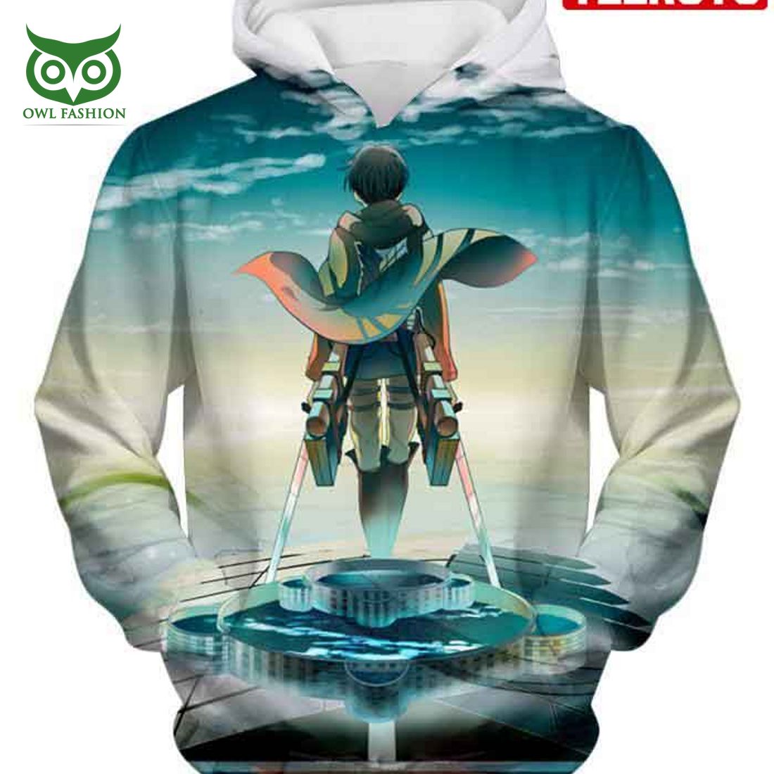 Attack On Titan Strongest Soldier Of Humanity Captain Levi Ackerman Cool Graphic Hd 3d Aop Hoodie
