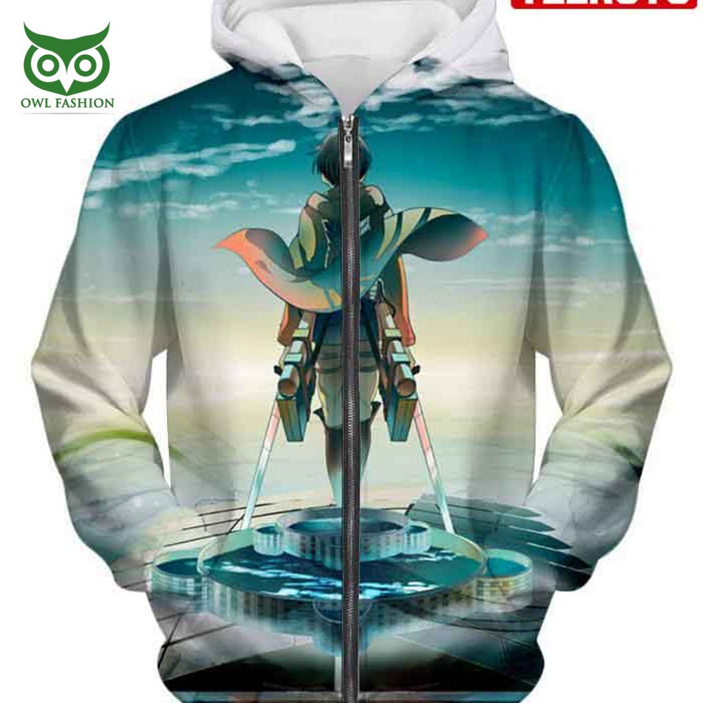 Attack On Titan Strongest Soldier Of Humanity Captain Levi Ackerman Cool Graphic Hd 3d Aop Hoodie