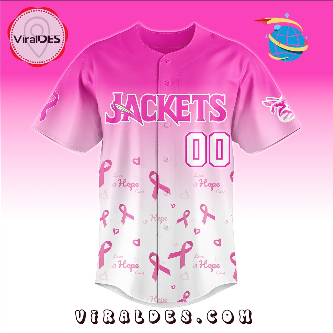 Augusta GreenJackets 2025 Pink Out The Park Jersey